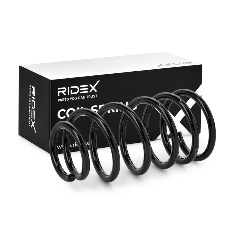 Image of RIDEX 188C0340 Coil spring Rear Axle Coil Spring (188)
