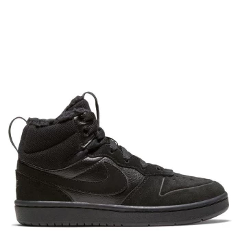 Image of Nike Borough Mid 2 Trainers - Black