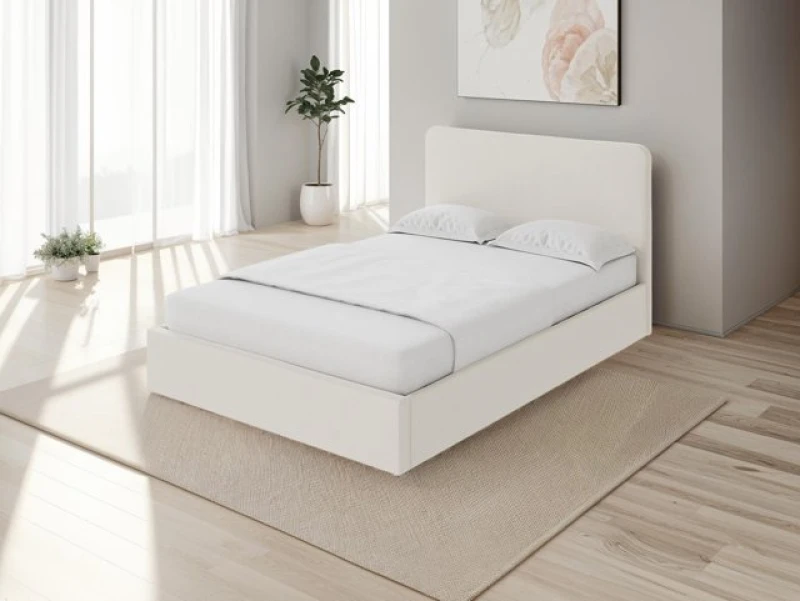 Image of GFW Chiswick Natural Ottoman Bed Frame - 4ft Small Double