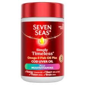 Image of Seven Seas Omega-3 Fish Oil with Vitamin D 30 Capsules