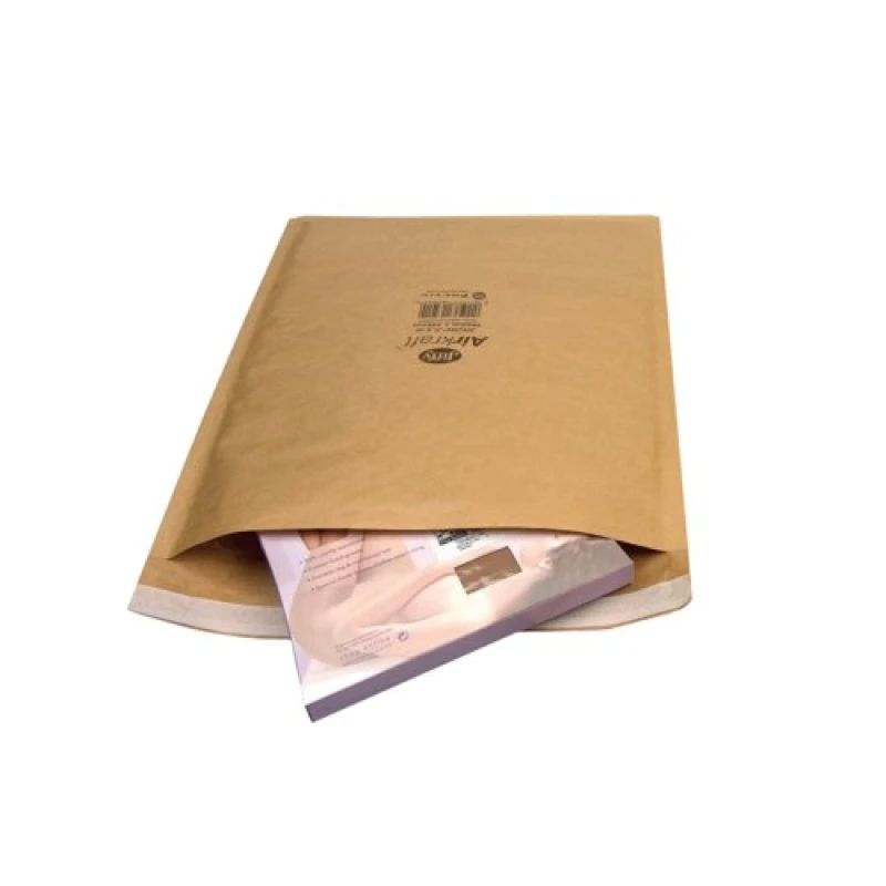 Image of Jiffy AirKraft Bubble Lined Mailer Size 1 Brown (10 Pack) MMUL03315