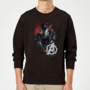 Image of Avengers Endgame War Machine Brushed Sweatshirt - Black