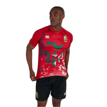 Image of Canterbury British and Irish Lions Superlight Graphic T Shirt Mens - Red