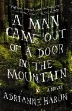 Image of man came out of a door in the mountain