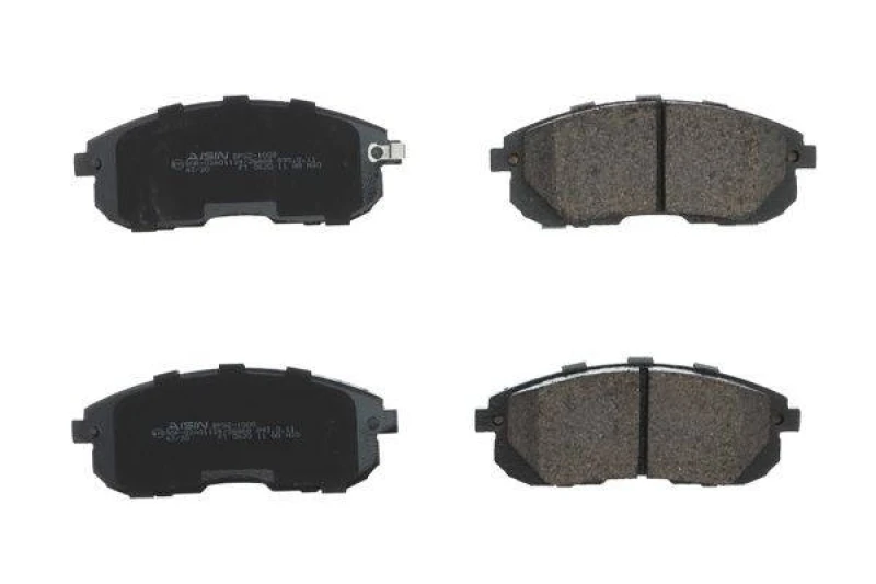 Image of AISIN BPSZ-1008 Brake pad set Premium ADVICS by AISIN with acoustic wear warning Brake Pad Set,disc brake (402)
