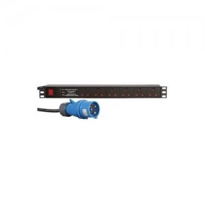 Image of Dynamode PDU-6WS-H-SP-32CMDO power distribution unit (PDU) 1U Black 6 AC outlet(s)
