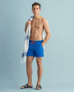 Image of GANT Men Classic Fit Swim Shorts (XXXL) Blue