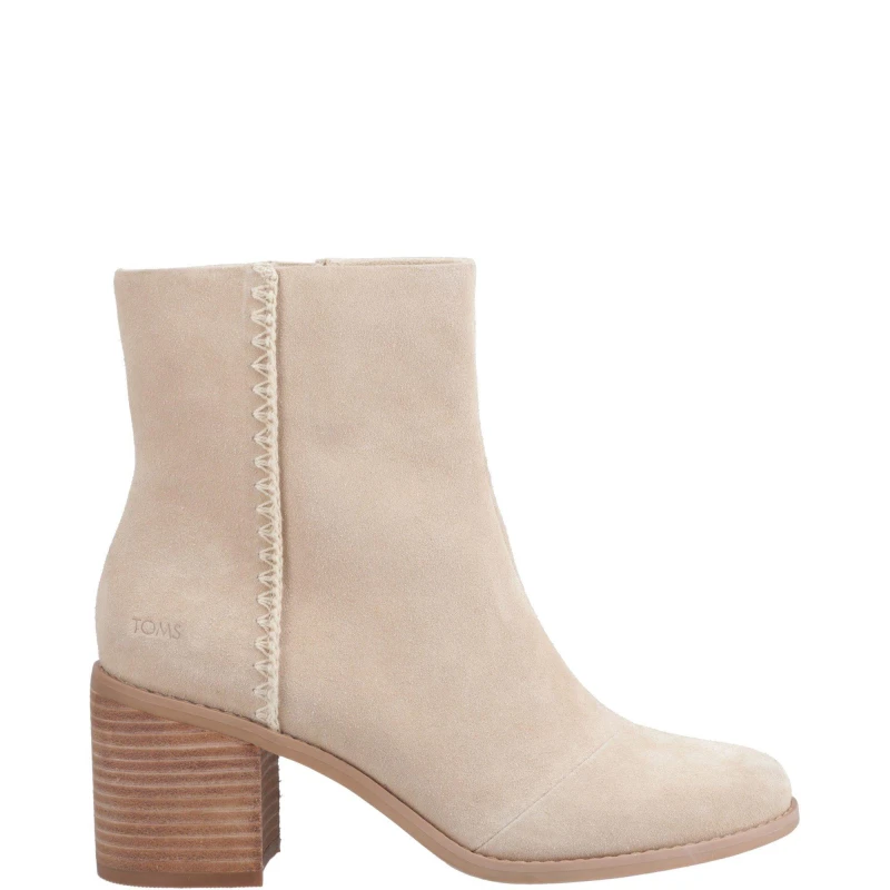 Image of Toms Evelyn Ankle Boot - Beige Beige 4