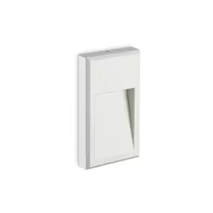 Image of Febe LED Outdoor Flush Wall Light White IP65, 3000K