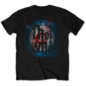 Image of The Who - Target Texture Unisex Large T-Shirt - Black