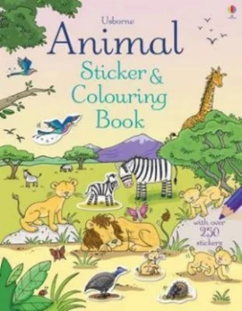 Image of Animal Sticker and Colouring Book by and Jessica Greenwell and Cecilia Johansson Book