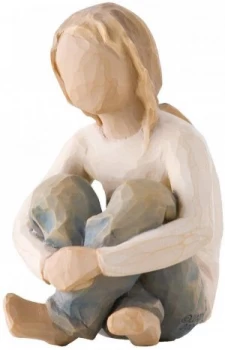 image of Willow Tree Spirited Child Figurine