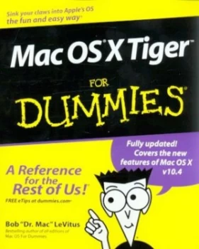 Image of Mac Os X Tiger for Dummies by Bob Levitus Book