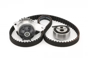 Image of GATES Water Pump + Timing Belt Kit CITROEN,PEUGEOT KP15127XS 1611897680,1611897680