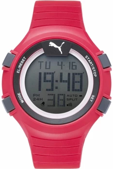 Mens Puma PU91128 FAAS 100 L - red Alarm Chronograph Watch PU911281003