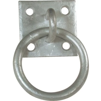 50MM X 50MM Ring on Plate Galvanised - Matlock