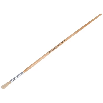 Image of Major Brushes Hog Long Round Brushes(size 8) - Pack of 10