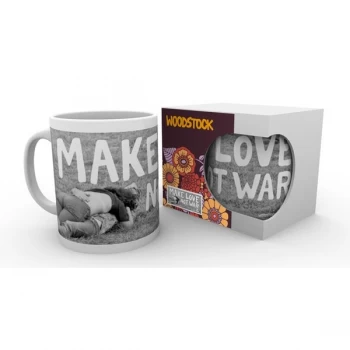 image of Woodstock - Make Love Not War Mug Gift Set