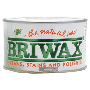 image of Briwax Original Beeswax - Silver Grey - 400g