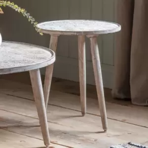 Image of Crossland Grove Mumbai Side Table Natural White