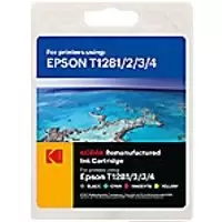 Image of Kodak Epson Fox T1285 Black And Tri Colour Ink Cartridge