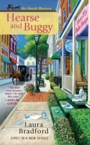 Image of Hearse and buggy by Laura Bradford