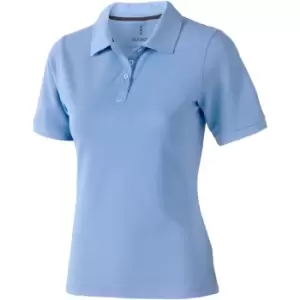 image of Elevate Calgary Short Sleeve Ladies Polo (L) (Light Blue)