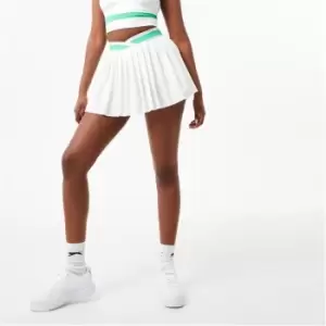 image of Slazenger ft. Wolfie Cindy Wrap Waist Pleated Skort Womens - White