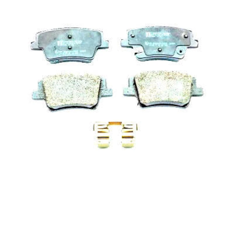 Image of ZIMMERMANN 24312.160.2 Brake pad set Rear Axle, incl. wear warning contact, Photo corresponds to scope of supply Brake Pad Set,disc brake (402)