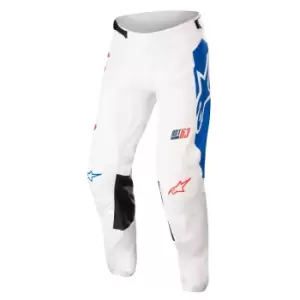 Alpinestars Racer Compass Pants Off White Red Fluo Blue 32