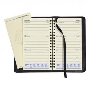 Image of Collins Elite 1165V 2019 Pocket Diary Wirebound Week to View Ref 1165V