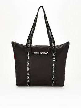 Image of Valentino Bags Lay Tote Bag - Black, Women