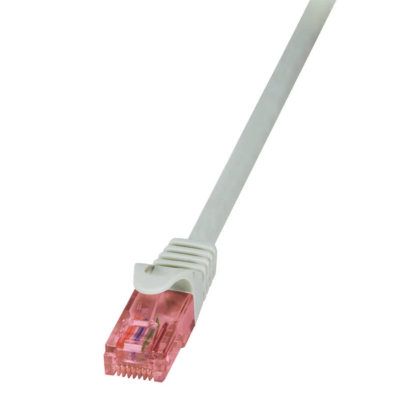 Image of LogiLink 0.25m Cat.6 U/UTP networking cable Grey Cat6 U/UTP (UTP)