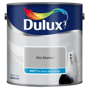 Image of Dulux Walls & Ceilings Chic Shadow Matt Emulsion Paint 2.5L