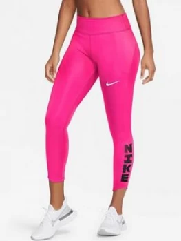 Image of Nike Running Icon Clash Legging - Pink