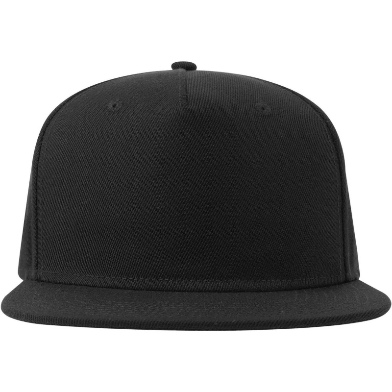 Image of Atlantis Atlantis Men 5 Panel Snapback Baseball Cap in Black One Size Male 5063527240965