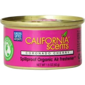 image of Coronado Cherry (Pack Of 18) Spillproof Organic Canister California Car Scents