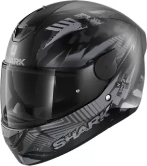 Image of Shark D-Skwal 2 Penxa Helmet, black-grey, Size L, black-grey, Size L