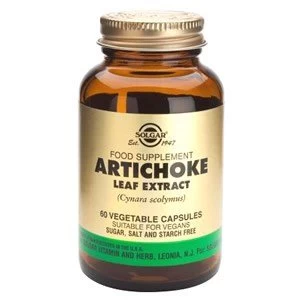 image of Solgar Artichoke Leaf Extract Vegetable Capsules 60 Vcaps