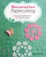 Image of decorative papercutting instructions and patterns for 150 intricate cutouts