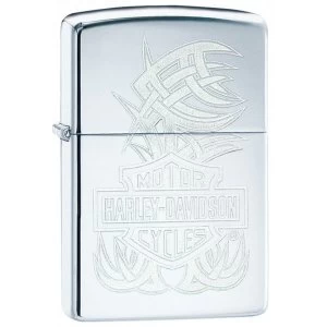 Image of Zippo Harley Davidson Elegant High Polish Windproof Lighter