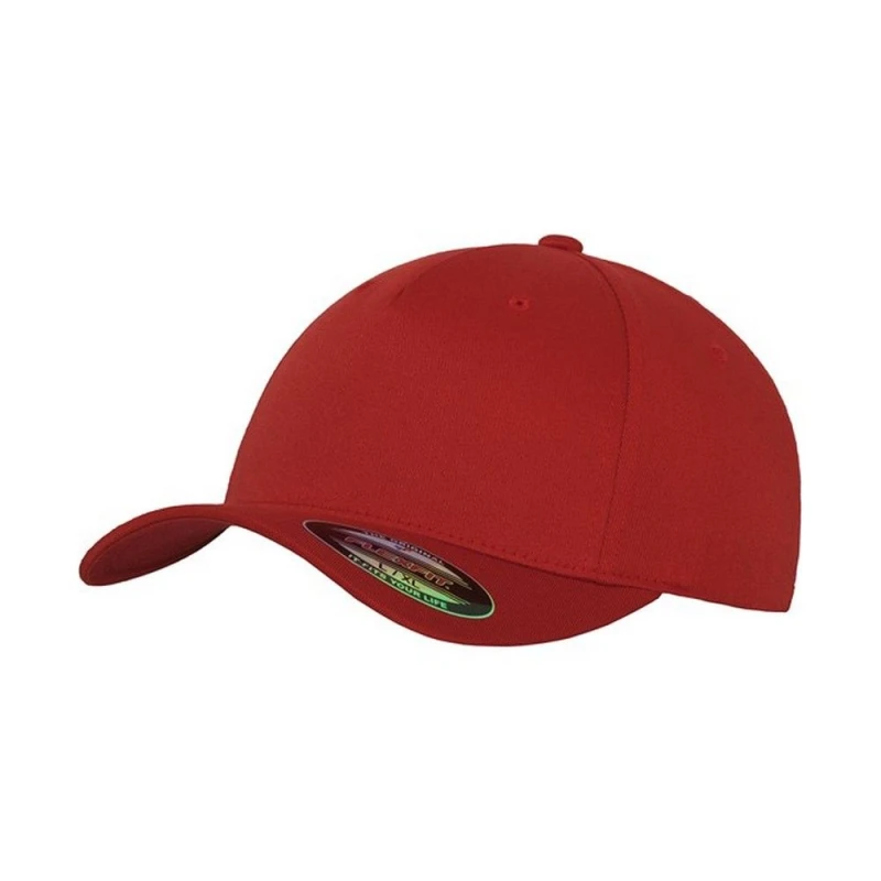 Image of Flexfit Flexfit Men 5 Panel Cap in Red Red One Size Male 5063300291245