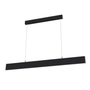 image of Step Integrated LED Linear Ceiling Pendant Lamp Black