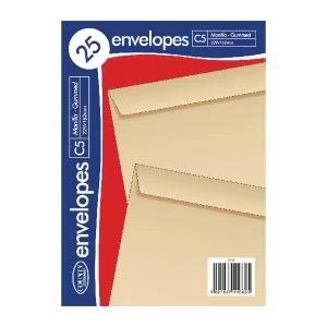 County Stationery C5 Manilla Gummed Envelopes Pack of 500 C510