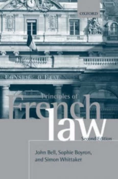 Image of Principles of French Law by John Bell Book