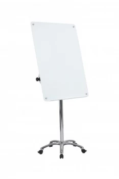 image of Bi-Office Magnetic Glass Mobile Easel W700xH1000mm GEA4850116