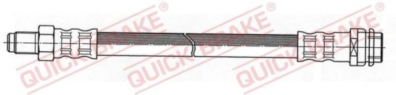 Image of QUICK BRAKE Brake hose QUICK BRAKE 37.022
