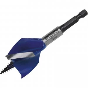 image of Irwin 6X Blue Groove Stubby Wood Drill Bit 32mm 100mm