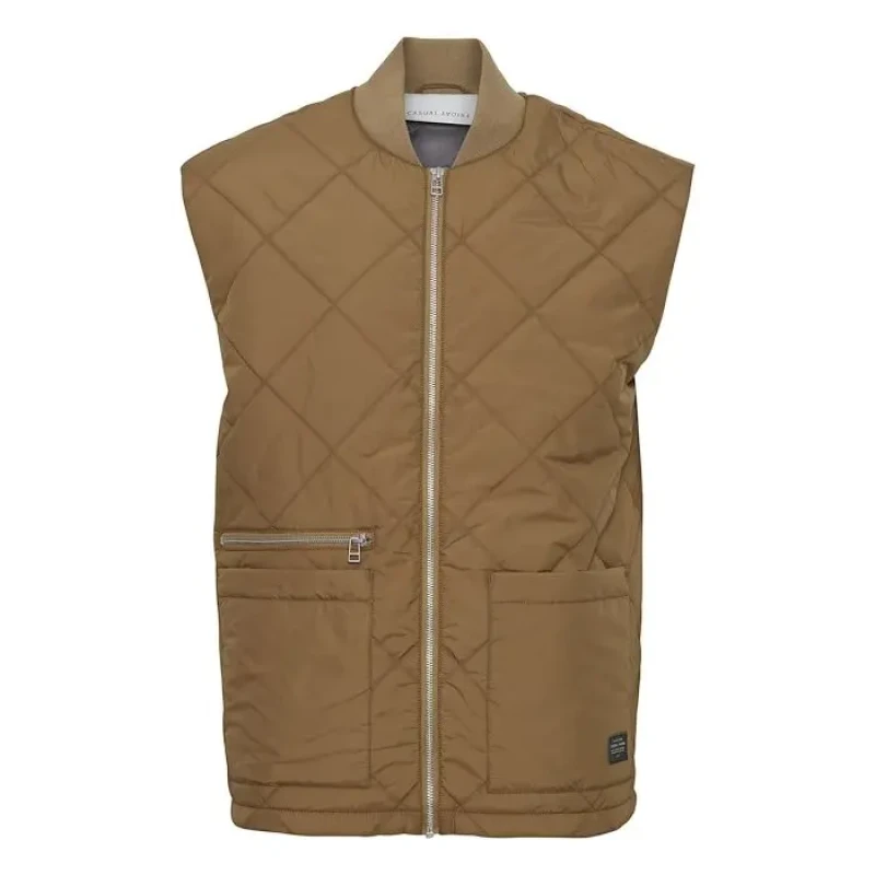 Image of casual friday Sleeveless Puffer Jacket Casual Friday Olas 0055 Marron Male XL