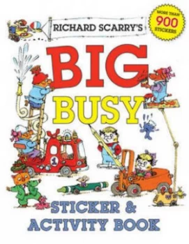 Image of Richard Scarrys Big Busy Sticker and Activity Book by Richard Scarry Paperback